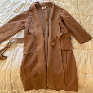 Tan long coat